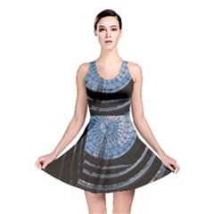 Building Ceiling Structure Dome Reversible Skater Dress by Apenda