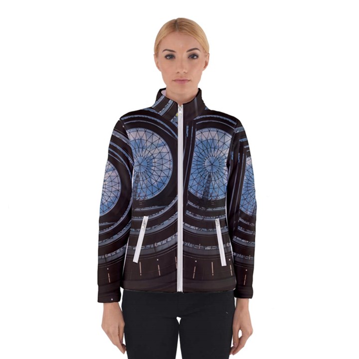 Building Ceiling Structure Dome Women s Bomber Jacket