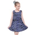 Aliens Entrails – Dark Blue Print Pattern Design Kids  Summer Dress View1