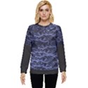 Aliens Entrails – Dark Blue Print Pattern Design Hidden Pocket Sweatshirt View1