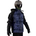 Aliens Entrails – Dark Blue Print Pattern Design Men s Zip Ski and Snowboard Waterproof Breathable Jacket View3