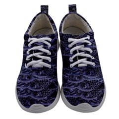 Alien Entrails Dark Print Design Women Athletic Shoes