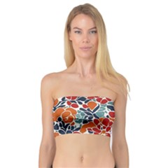 Colorfuleclecticfloralpattern Bandeau Top