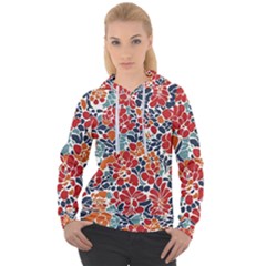 Colorfuleclecticfloralpattern Women s Overhead Hoodie