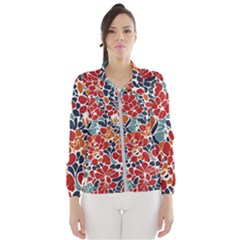 Colorfuleclecticfloralpattern Women s Windbreaker