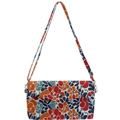 Colorfuleclecticfloralpattern Removable Strap Clutch Bag