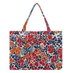 Colorfuleclecticfloralpattern Medium Tote Bag by BellaVistaTshirt02