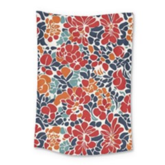 Colorfuleclecticfloralpattern Small Tapestry