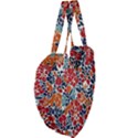 Colorfuleclecticfloralpattern Giant Heart Shaped Tote View4