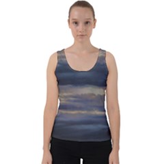 Twilight Serenade Print Velvet Tank Top by dflcprintsclothing