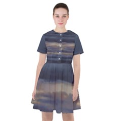 Twilight Serenade Print Sailor Dress by dflcprintsclothing