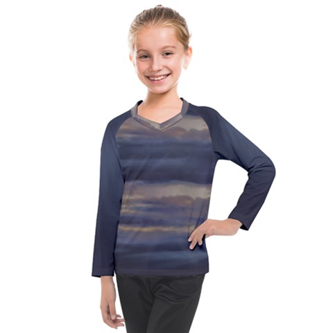 Twilight Serenade Print Kids  Long Mesh T-shirt by dflcprintsclothing