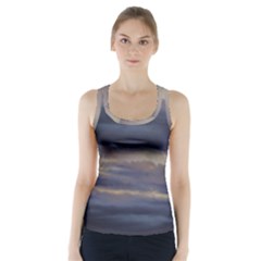 Twilight Serenade Print Racer Back Sports Top