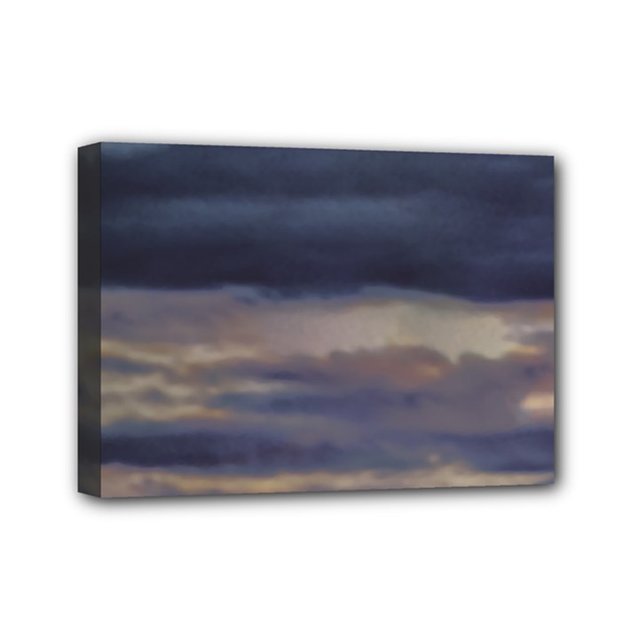 Twilight Serenade Print Mini Canvas 7  x 5  (Stretched)