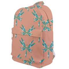 Turquoise Dragonfly Insect Paper Classic Backpack