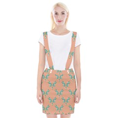 Turquoise Dragonfly Insect Paper Braces Suspender Skirt by anzea