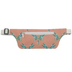 Turquoise Dragonfly Insect Paper Active Waist Bag