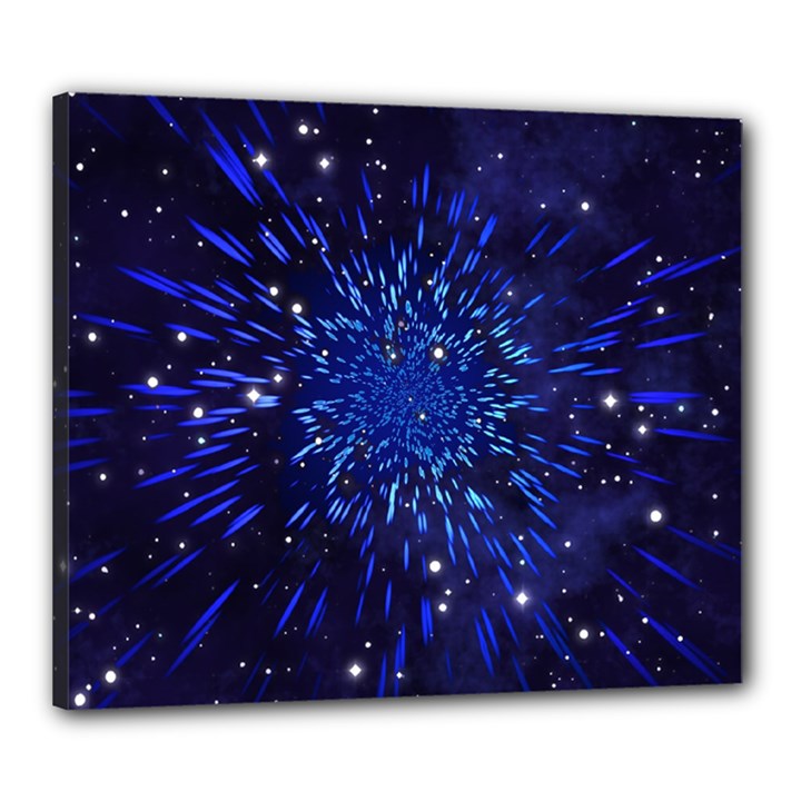 Star Universe Space Starry Sky Canvas 24  x 20  (Stretched)