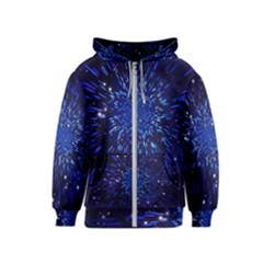 Star Universe Space Starry Sky Kids  Zipper Hoodie