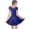 Star Universe Space Starry Sky Cap Sleeve Dress View2