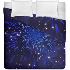 Star Universe Space Starry Sky Duvet Cover Double Side (king Size) by anzea