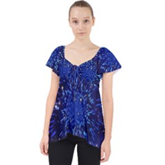 Star Universe Space Starry Sky Lace Front Dolly Top