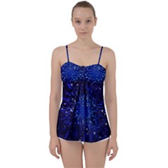 Star Universe Space Starry Sky Babydoll Tankini Top by anzea