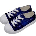 Star Universe Space Starry Sky Kids  Low Top Canvas Sneakers View2