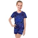 Star Universe Space Starry Sky Kids  Mesh T-Shirt and Shorts Set View1