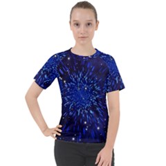 Star Universe Space Starry Sky Women s Sport Raglan T-shirt