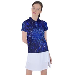 Star Universe Space Starry Sky Women s Polo T-shirt