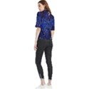 Star Universe Space Starry Sky Frill Neck Blouse View2