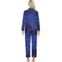 Star Universe Space Starry Sky Womens  Long Sleeve Velvet Pocket Pajamas Set View2