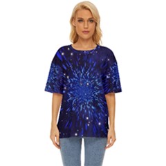 Star Universe Space Starry Sky Oversized Basic T-shirt