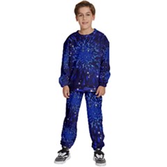 Star Universe Space Starry Sky Kids  Sweatshirt Set