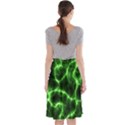 Lightning Electricity Pattern Green Midi Beach Skirt View2