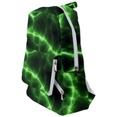 Lightning Electricity Pattern Green Travelers  Backpack