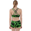 Lightning Electricity Pattern Green Work It Out Gym Set View2