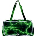 Lightning Electricity Pattern Green Multi Function Bag View1