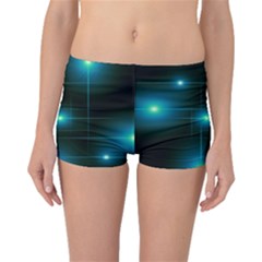 Light Shining Lighting Blue Night Boyleg Bikini Bottoms by anzea