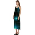 Light Shining Lighting Blue Night Casual Spaghetti Strap Midi Dress View2