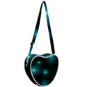 Light Shining Lighting Blue Night Heart Shoulder Bag View2