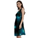 Light Shining Lighting Blue Night Classic Skater Dress View2