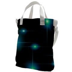 Light Shining Lighting Blue Night Canvas Messenger Bag by anzea