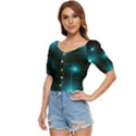 Light Shining Lighting Blue Night Button up blouse View2