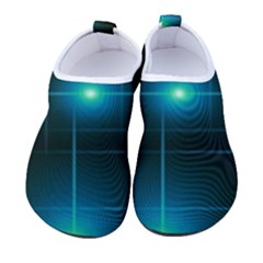 Light Shining Lighting Blue Night Kids  Sock-style Water Shoes