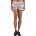 Wine Glass Pattern Yoga Shorts View1