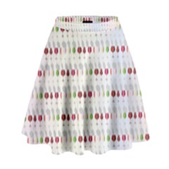 Wine Glass Pattern High Waist Skirt by anzea