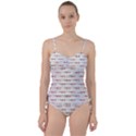 Wine Glass Pattern Sweetheart Tankini Set View1