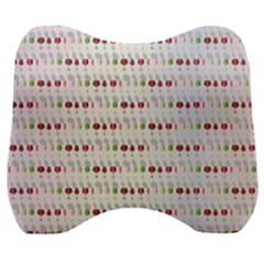 Wine Glass Pattern Velour Head Support Cushion by anzea